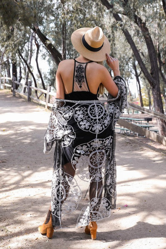 Tattoo Back Slip Dress