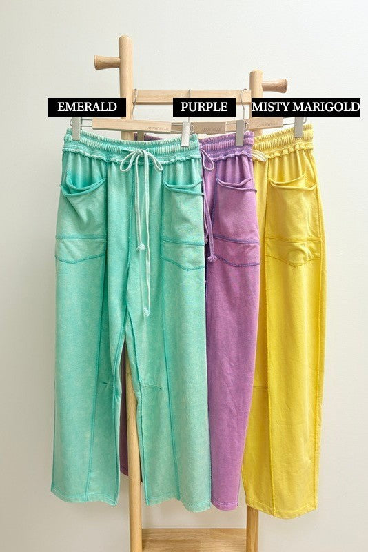 All Day Ease French Terry Pants *New Colors!*