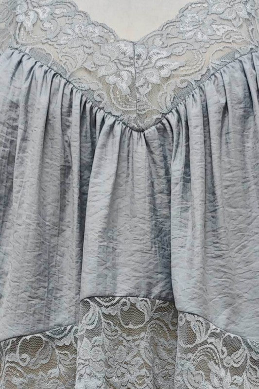 Touch of Grey Lace Cami