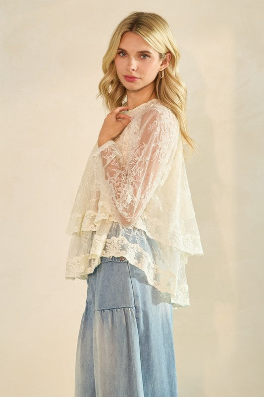 Tell Me Lies Lace Top