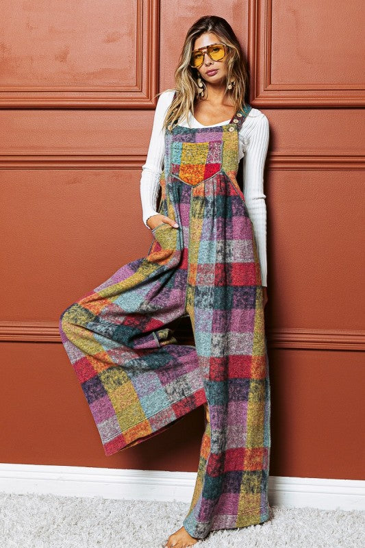 Mad For Plaid Overalls