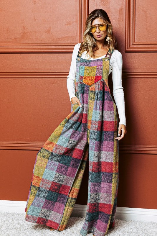 Mad For Plaid Overalls