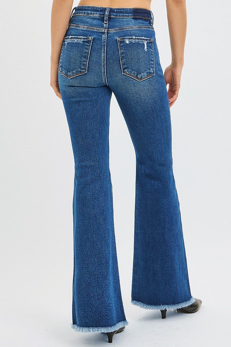 Risen Dark Wash Flare Jeans
