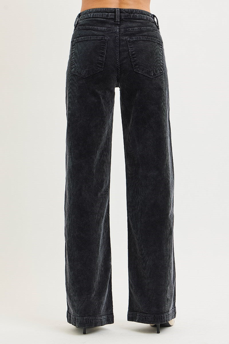 Risen Black Corduroy Pants