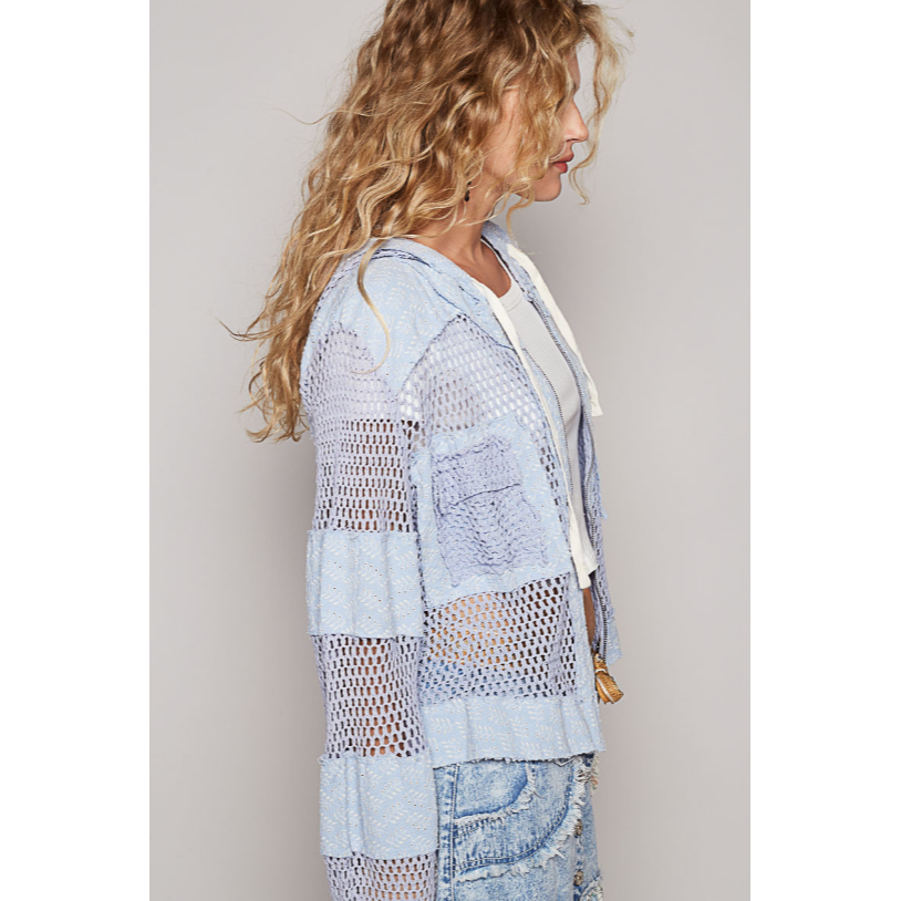 Eyes Of the World Eyelet Hoodie