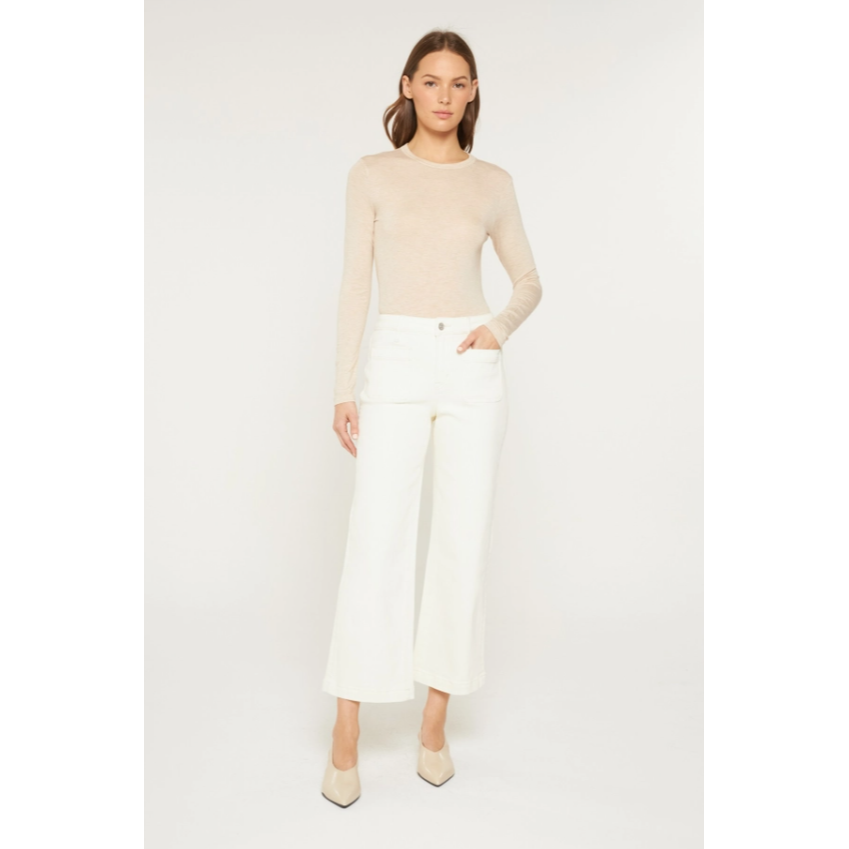 Mica Denim Cream Jeans