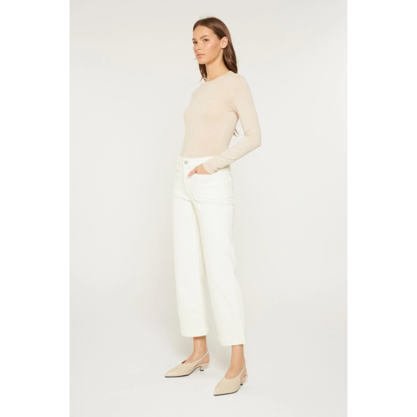 Mica Denim Cream Jeans