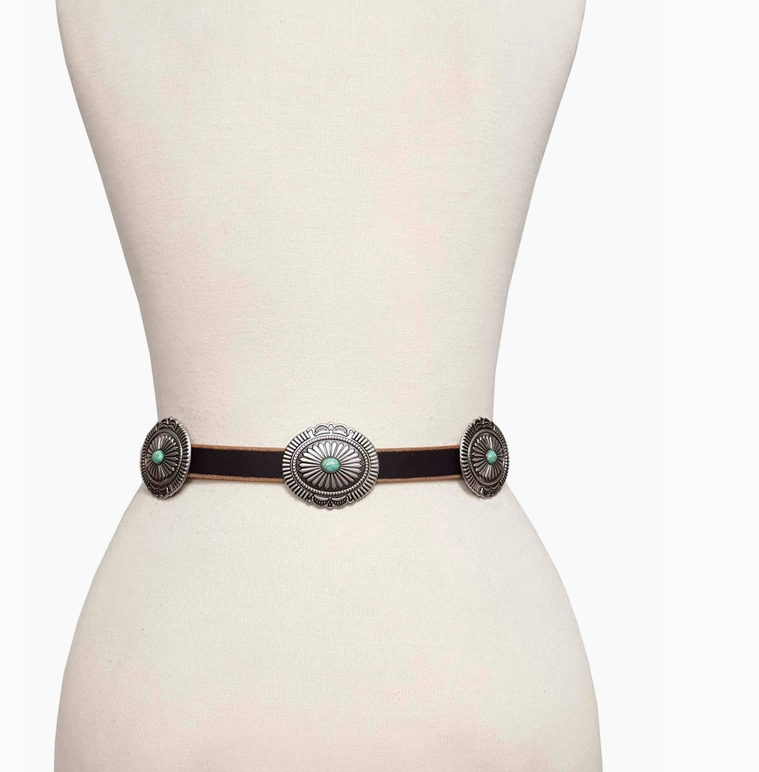Concho Leather Belts