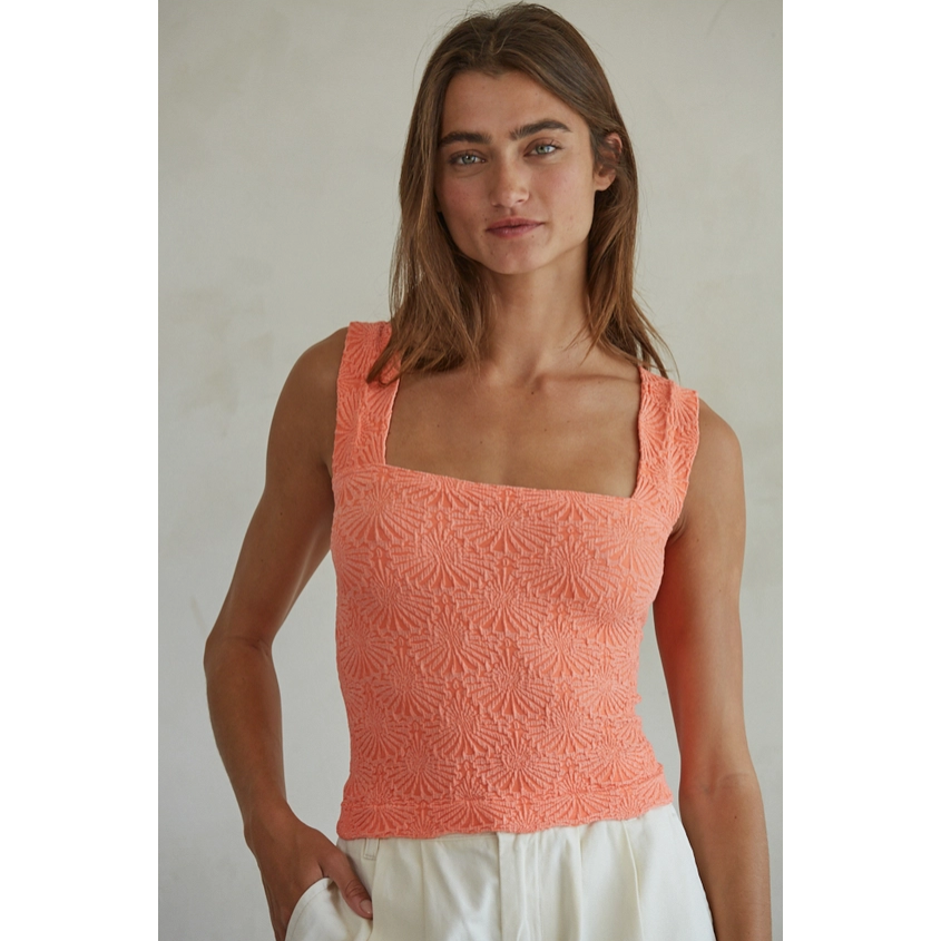 Modal Seamless Jacquard Tank