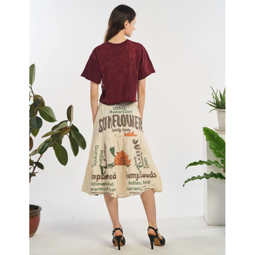 Sunflower Seeds Skirt