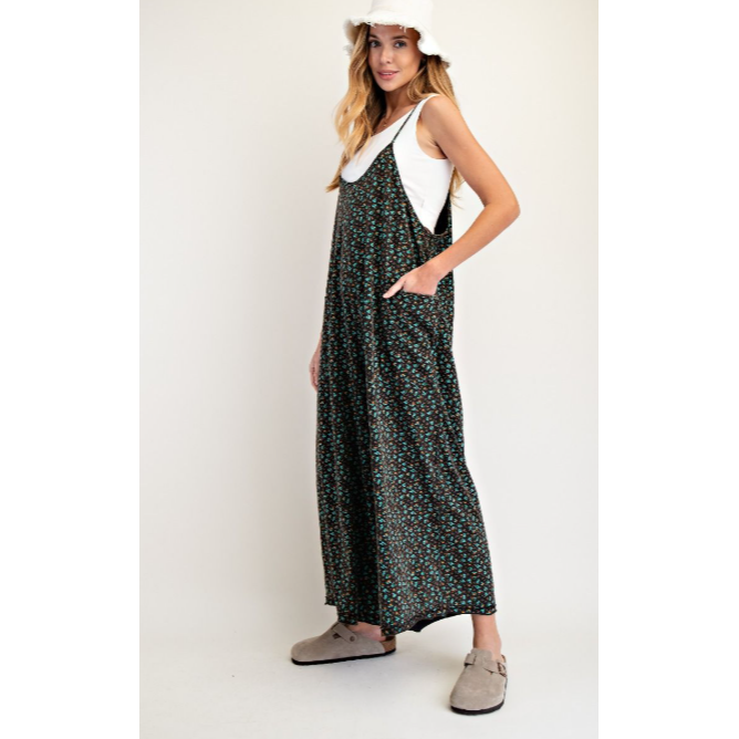 Walk This Way Floral Jumpsuit