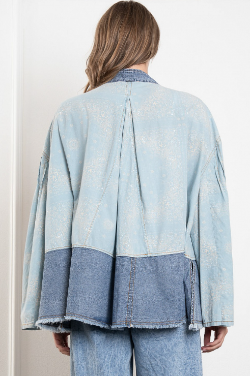 Baby One More Time Denim Kimono