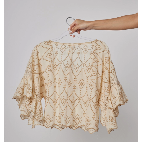 Mykonos Eyelet Top