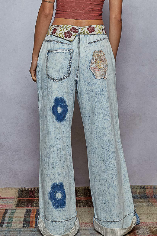 Flower Child Blues Jeans
