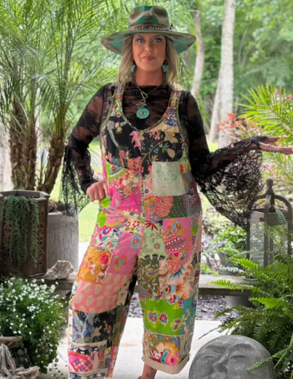 Garden Tea Lace Bell Sleeve Top