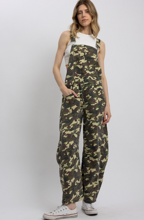 Kick Grass Camo Overalls