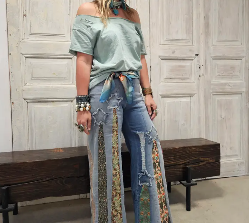 Memories Of You Tie Jeans