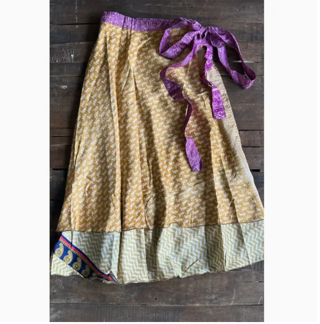 Jaded Gypsy Sari Wrap Skirts
