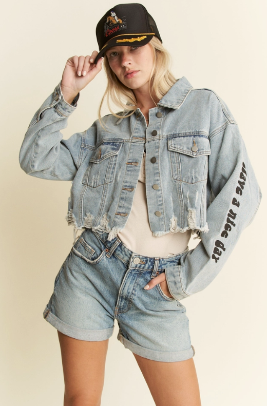 All Smiles Denim Jacket