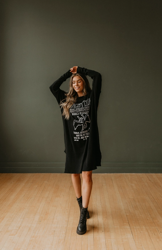 Led Zeppelin Graphic Dress