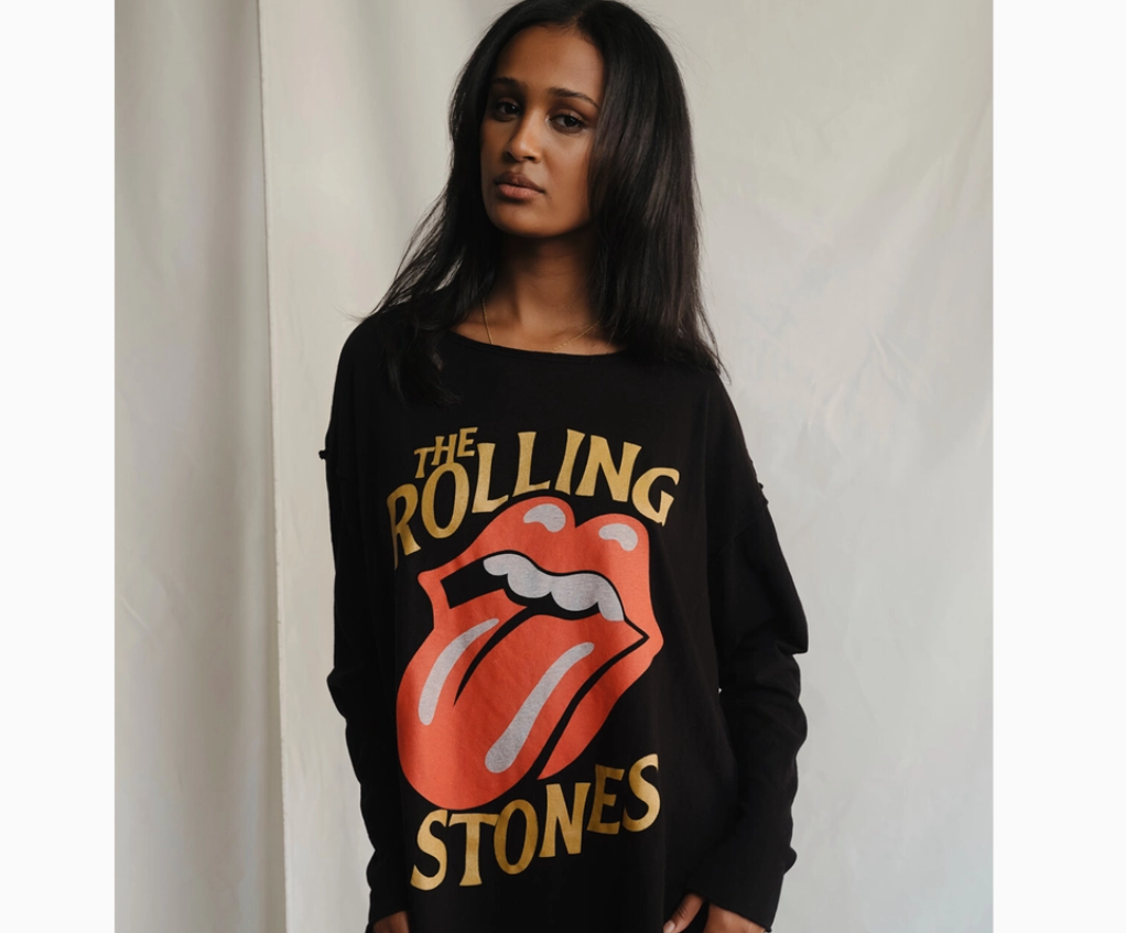 Rolling Stones Golden Era Graphic Dress