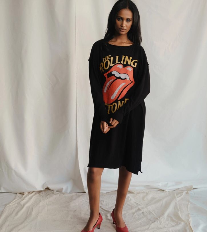 Rolling Stones Golden Era Graphic Dress