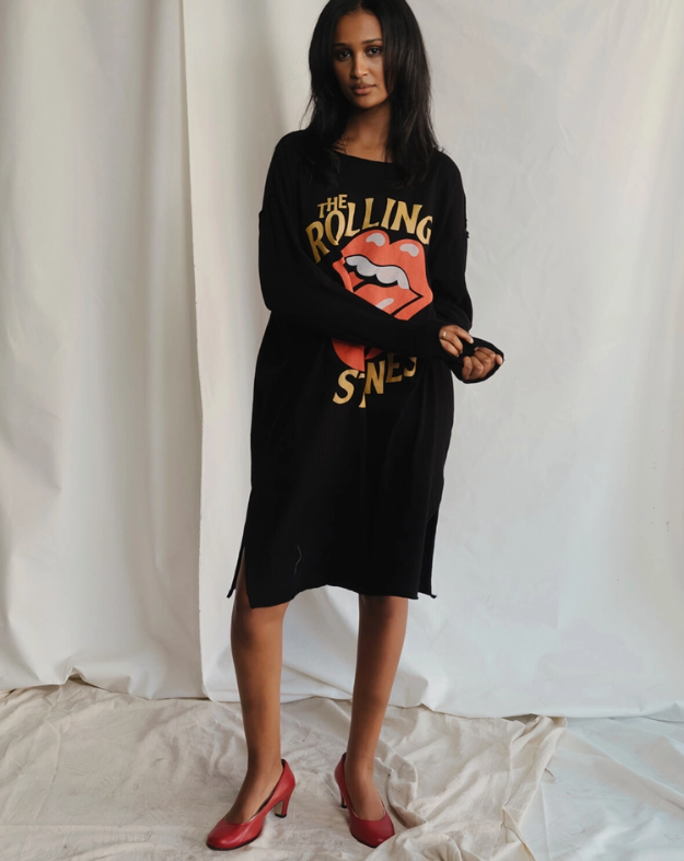 Rolling Stones Golden Era Graphic Dress