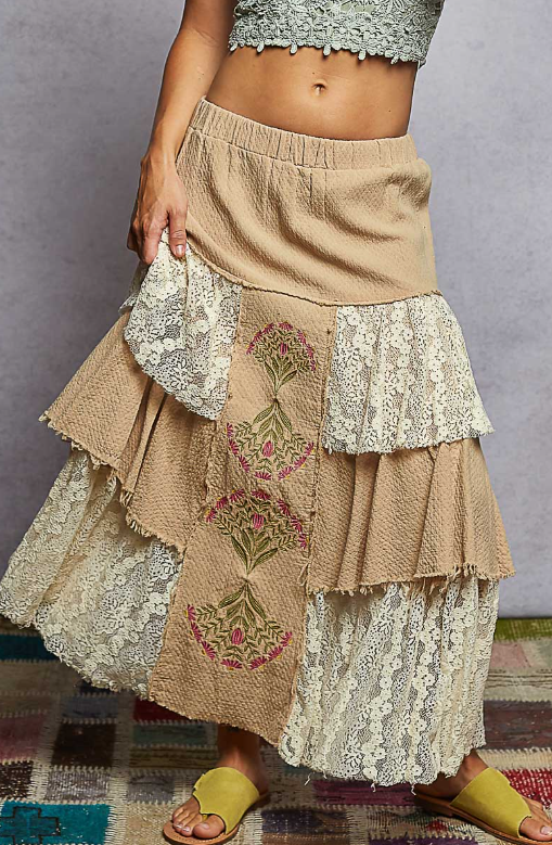 Garden Walks Maxi Skirt
