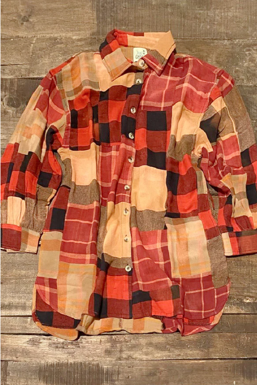 Harvest Moon Plaid Top