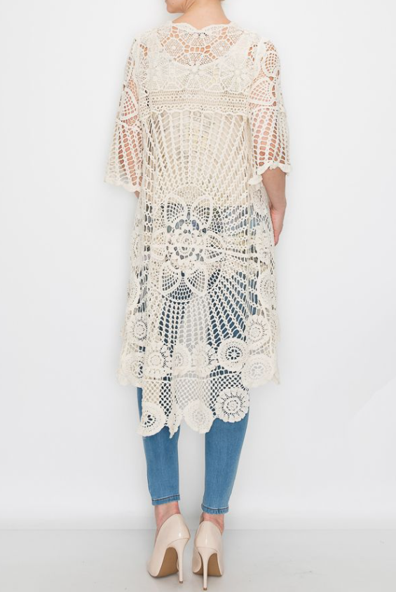 Full Circle Crochet Duster