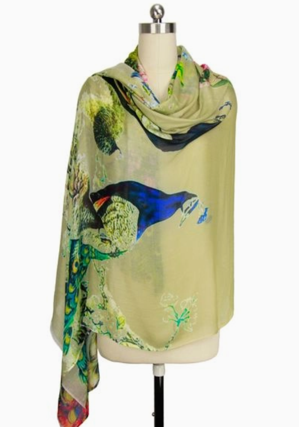 Peacock Scarf