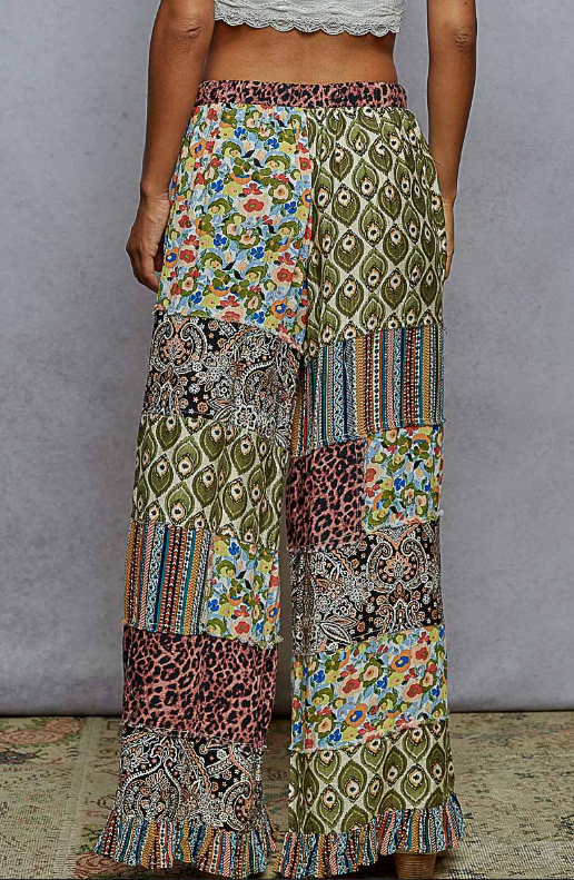 Stand By Me Patchwork Pants