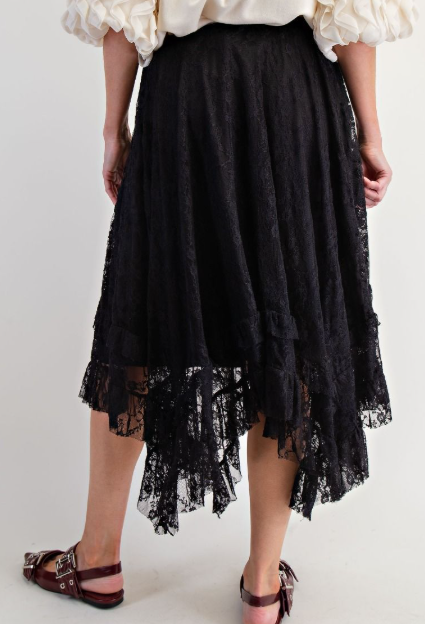 Spin Me Round Lace Skirt