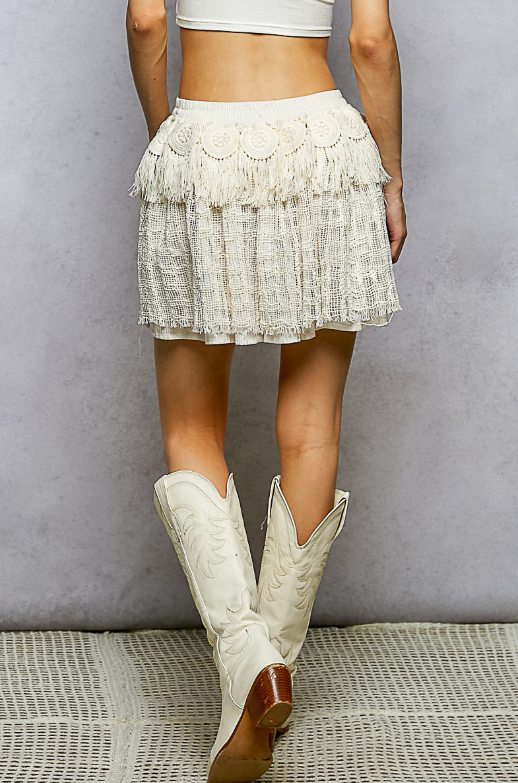 Piece Of My Heart Mini Skirt