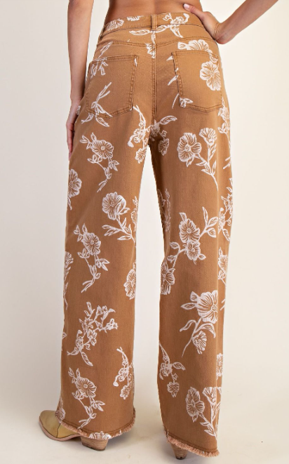 Luck Of the Draw Floral Pants