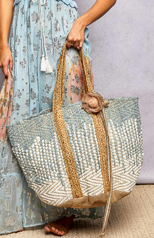 Natural Rose Tie Belt