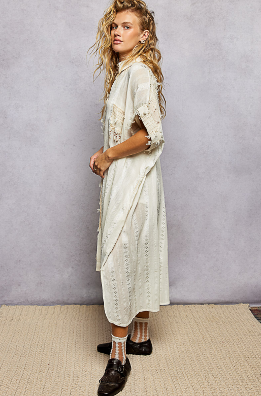 Soft Escape Shirt Dress/duster