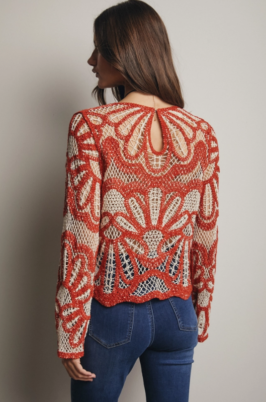 Light My Fire Crochet Top