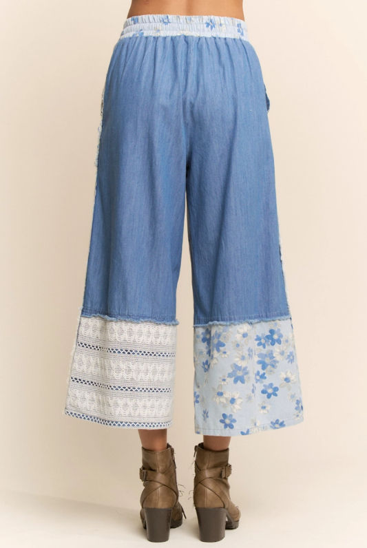 Forget Me Not Floral Pants