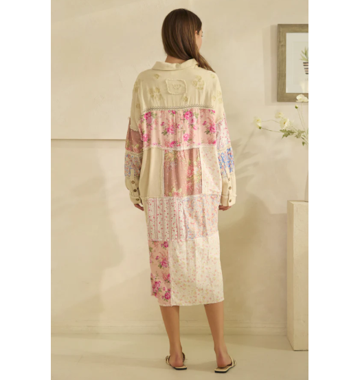 Patchwork Duster Dress