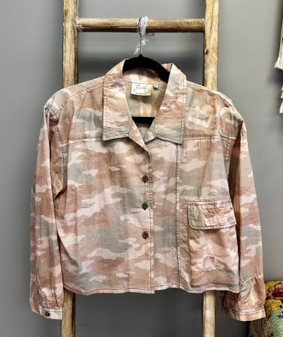 Pinkies Out Camo Jacket