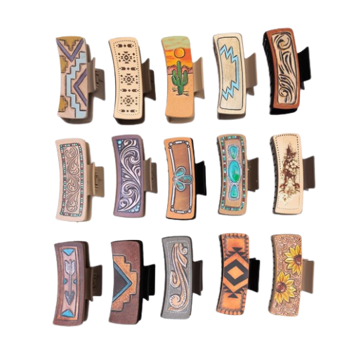 Boho Western Claw Clips