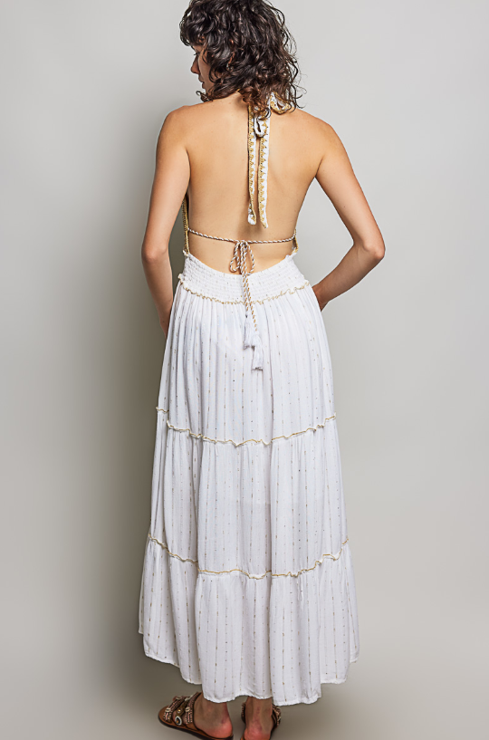 Pol Crochet Top Maxi Dress