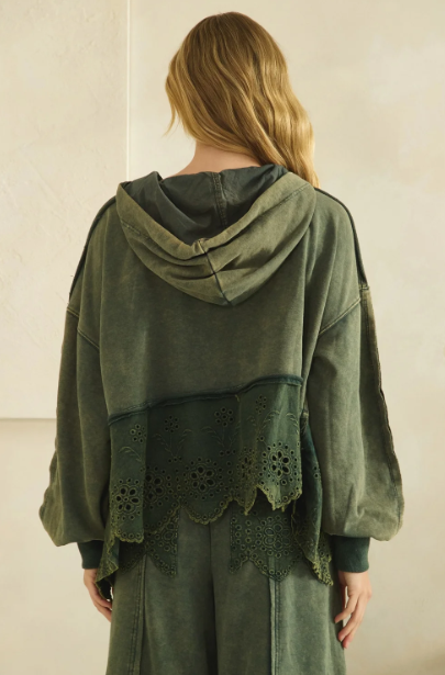 Love Spree Eyelet Hoodie