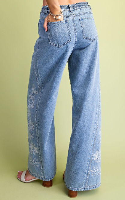 Landslide Embroidered Jeans