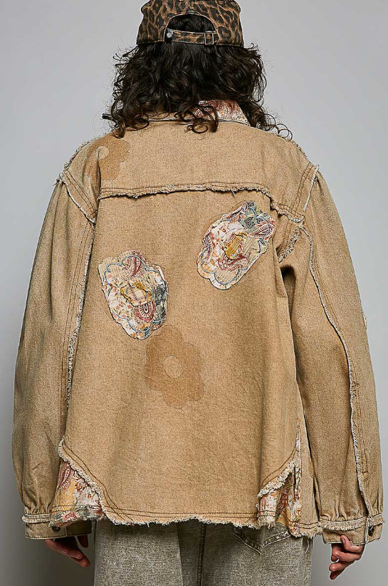 Flower Patch Denim Jackets *Final Sale*