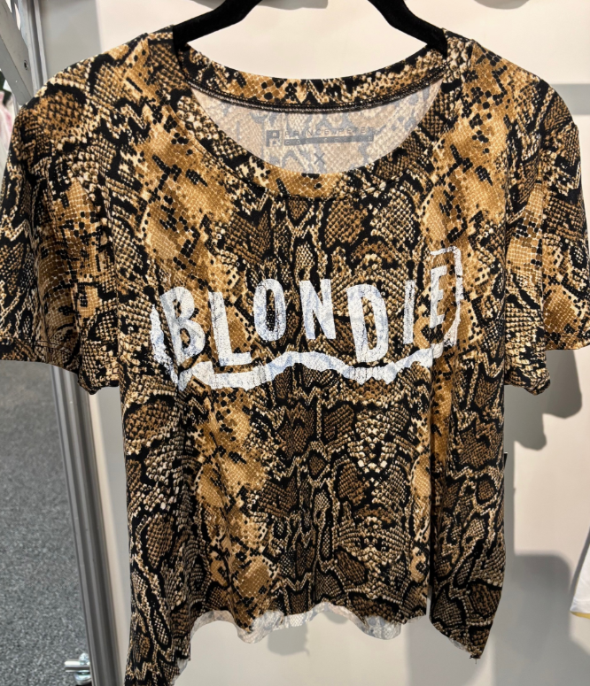 Blondie Snakeskin Graphic Tee