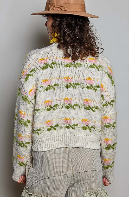 Floral Sweater *Final Sale*