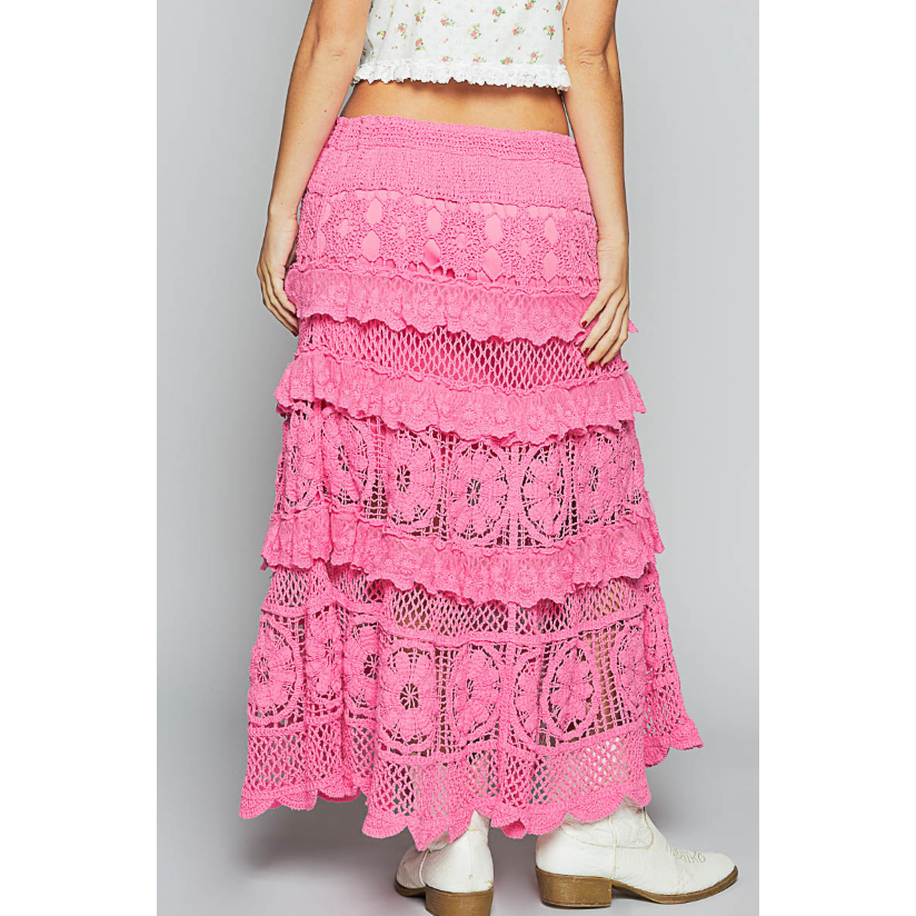 Sweet Talk Crochet Skirt