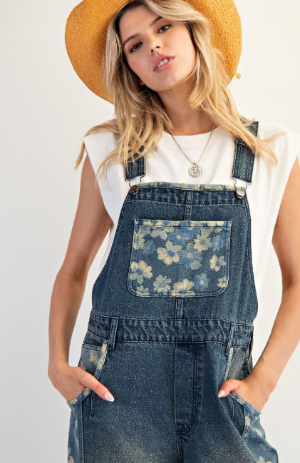 Time Of the Season Denim Overalls